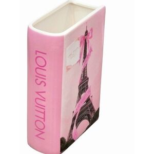 At Home Louis Vuitton Eiffel Tower Ceramic Book Decor/Vase